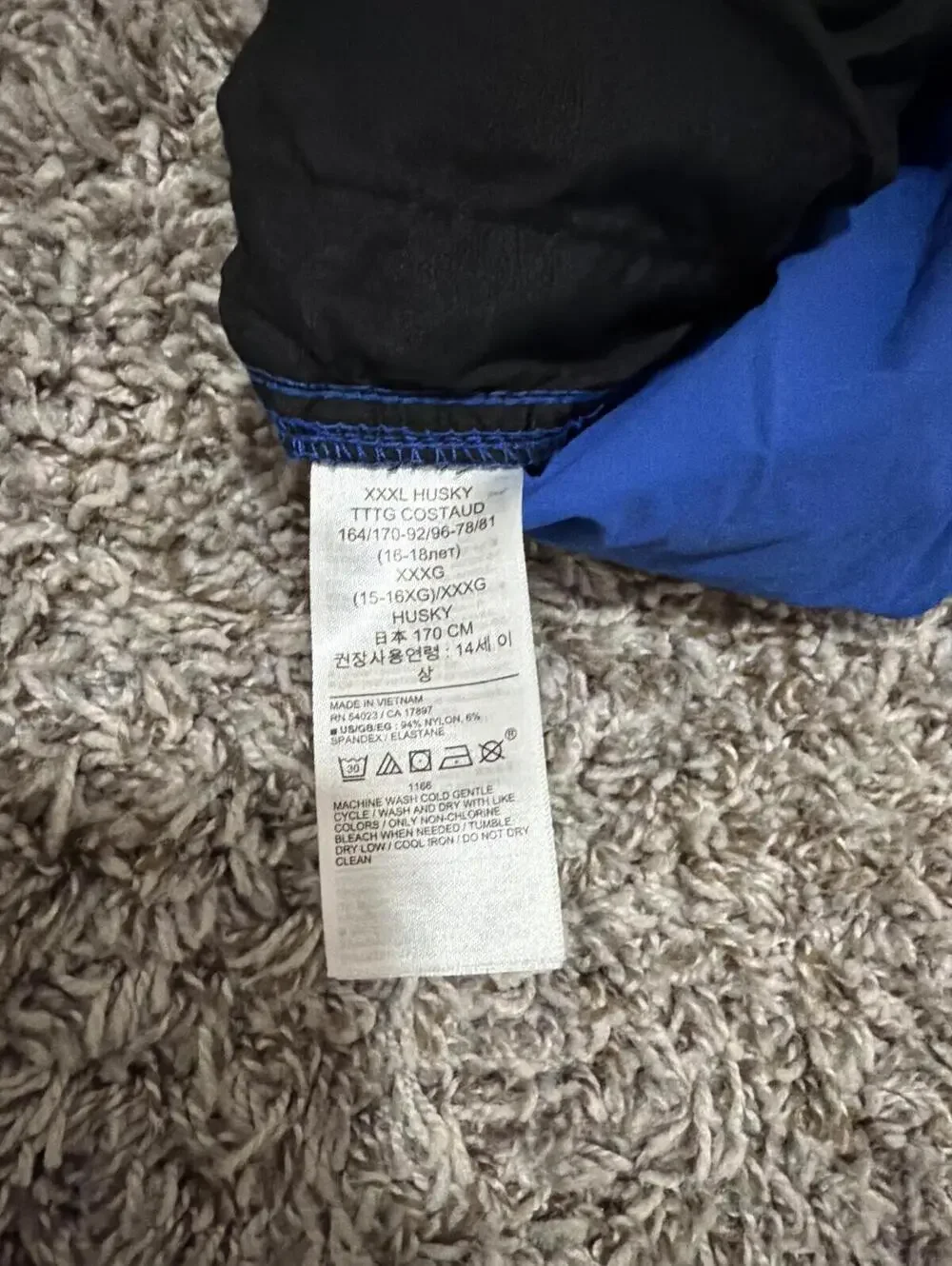 GAP Kids Boys Blue Shorts Pull on Cargo Husky Size XXXL Husky